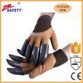 Gants de griffe de jardin de griffe d&#39;ABS de vente chaude